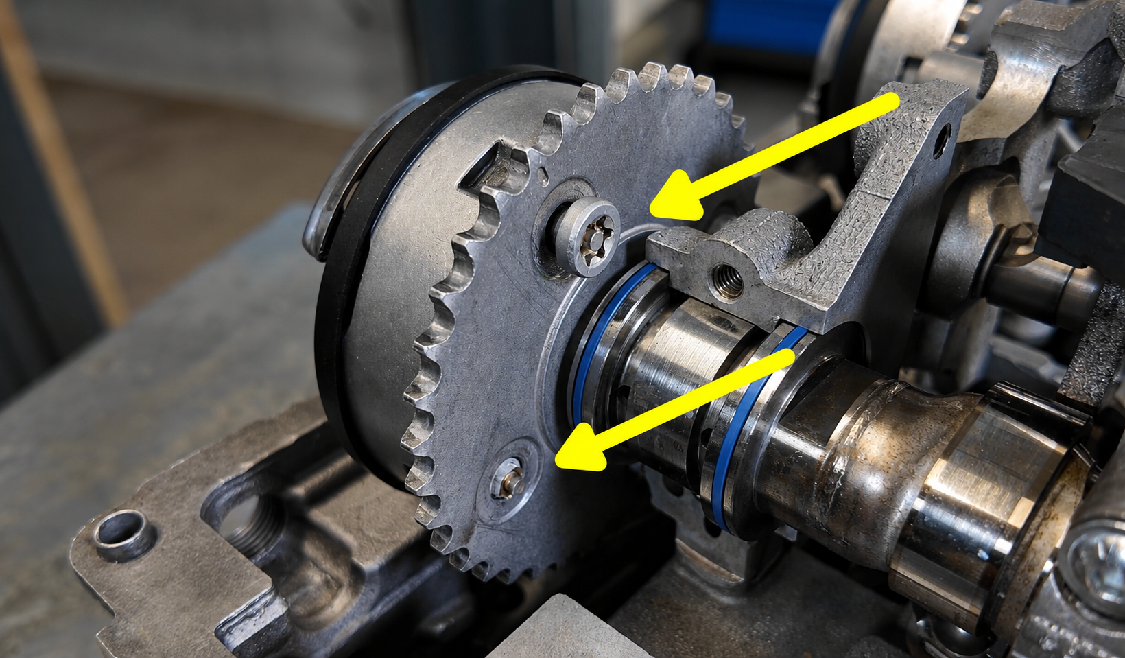 Loose and broken BMW N52 VANOS bolts